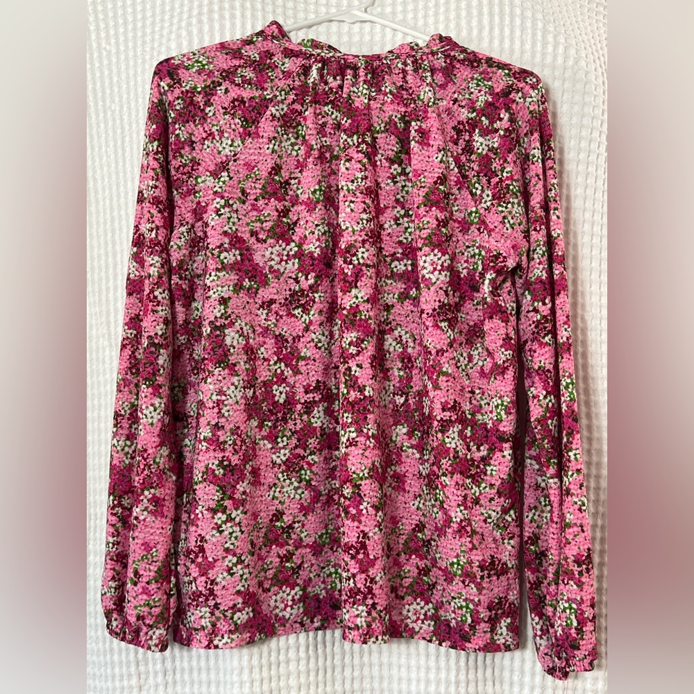 MICHAEL MICHAEL KORS pullover top floral chain detail DRESSY CAREER SPRING - Picture 3 of 7
